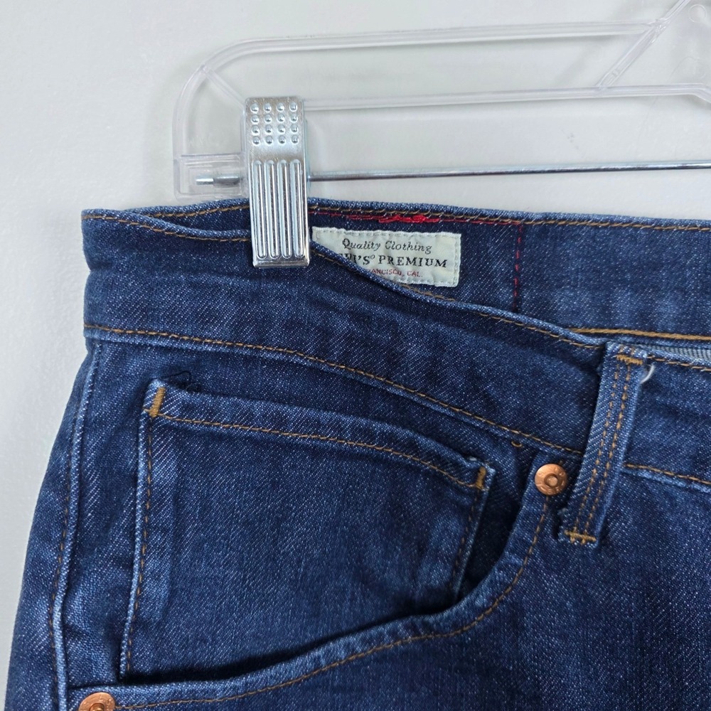 Levi's Engineered Twisted Denim Jeans LEJ 541 Premium Dark Wash Mens Size 35x27 - Picture 4 of 8